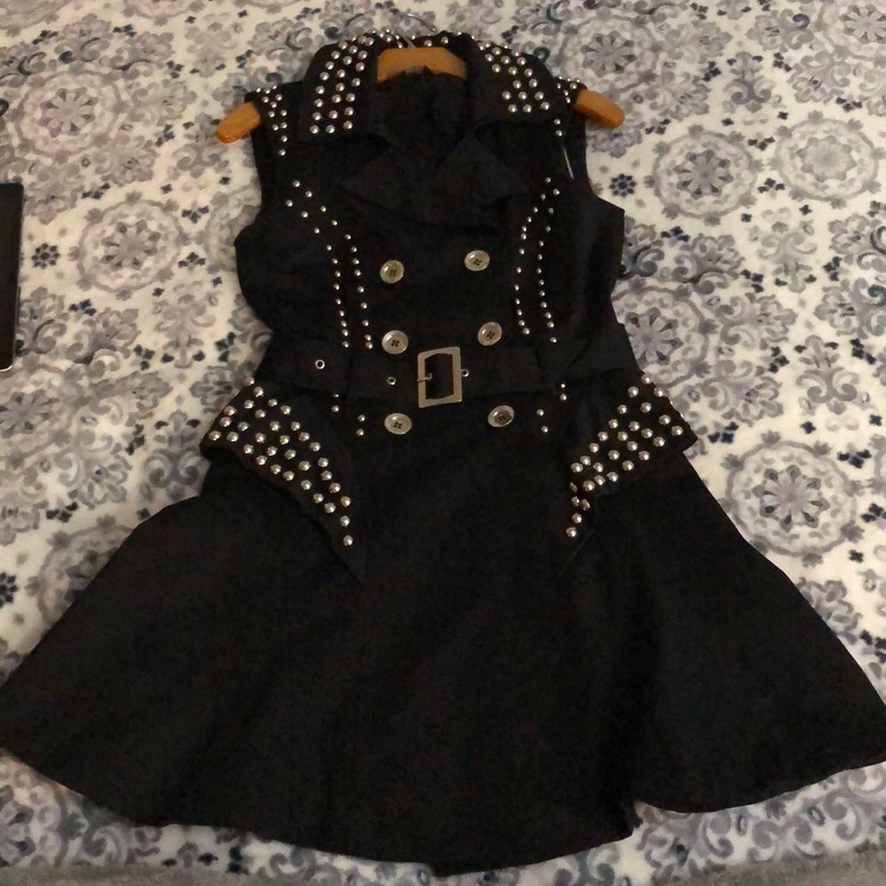 Studded Trench Coat